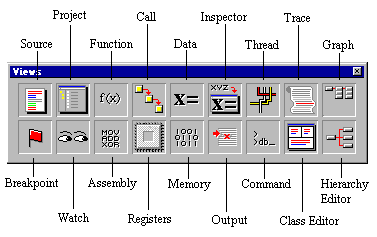 Figure 2-2 Views toolbox