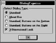 Figure 7-13 DialogExpress dialog box