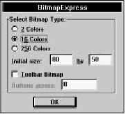 Figure 7-23 BitmapExpress dialog box
