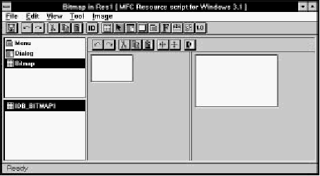 Figure 7-24 Bitmap editor open in Browser window